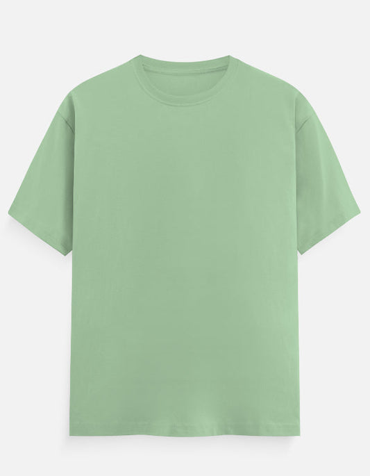 Solid Jade Plain T-Shirt | Minimalist Unisex Casual Wear