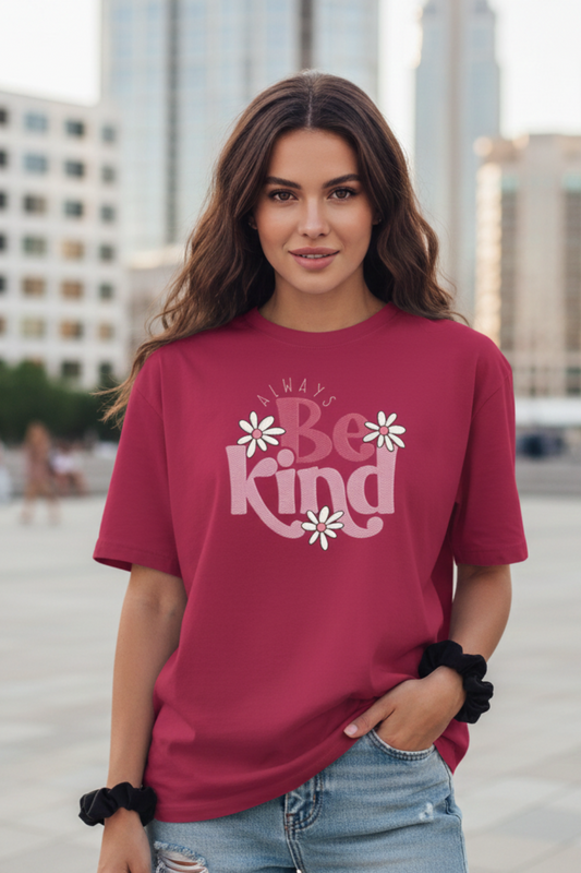 Be Kind Oversize T-Shirt | Positive Message Unisex Streetwear