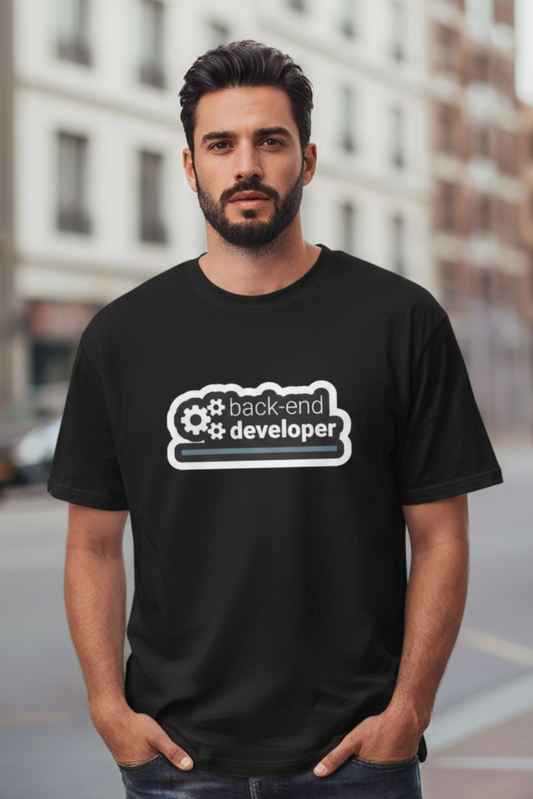 Backend Developer Oversized T-Shirt | Coder & Tech Unisex Streetwear