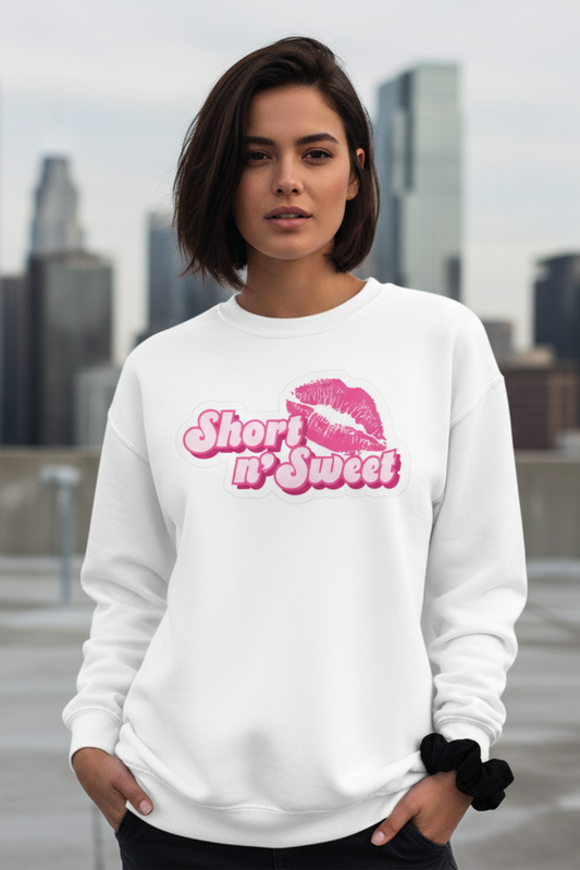 Short n Sweet Sweatshirt | Cute & Playful Unisex Streetwear