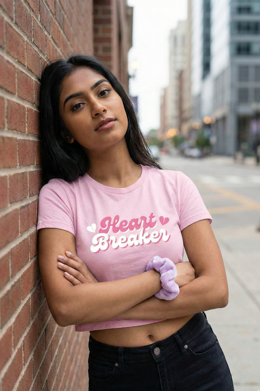 Heart Breaker Crop Top | Bold Sassy Women’s Streetwear