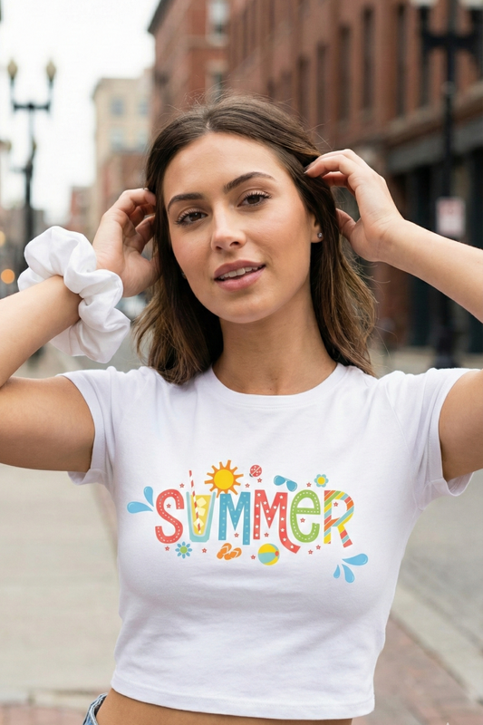 SUMMER Crop Top | Trendy Women’s Casual Streetwear