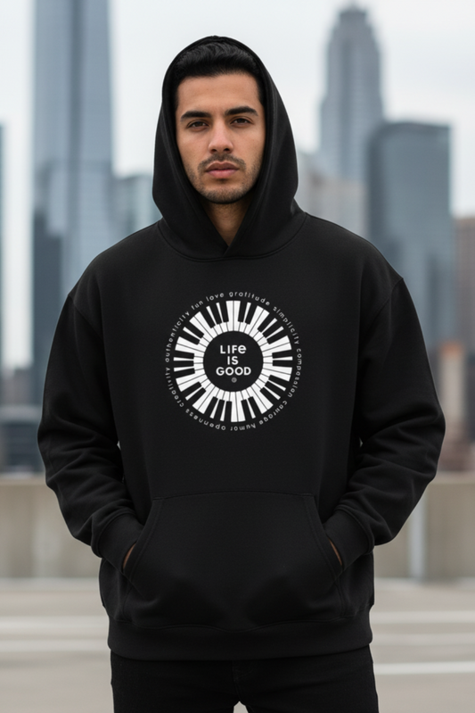 Life is Good Hoodie | Positive Quote Unisex Streetwear