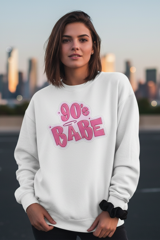 90’s Babe Sweatshirt | Retro Vintage Unisex Streetwear
