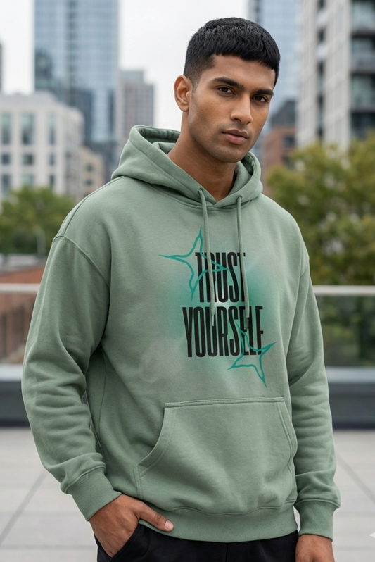 Trust Yourself Hoodie | Motivational Quote Unisex Streetwear
