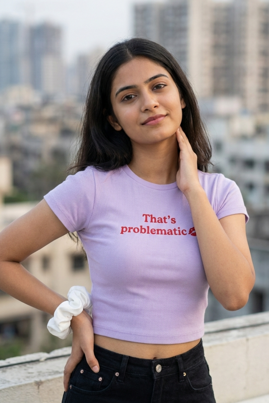 That’s Problematic Crop Top | Sassy Statement Women’s Streetwear
