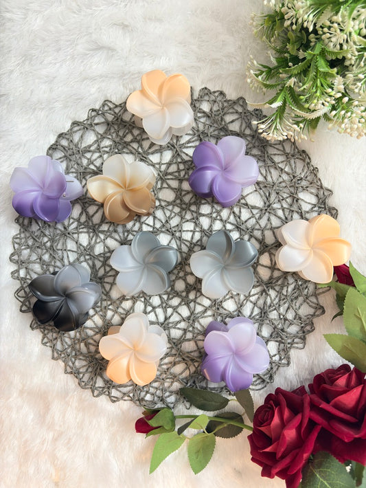 Flower Claw Clips Large Size | Cute Floral Hair Accessories for Women