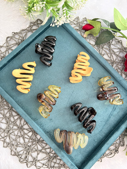 Zig Zag Claw Clips | Trendy Stylish Hair Clips for Women