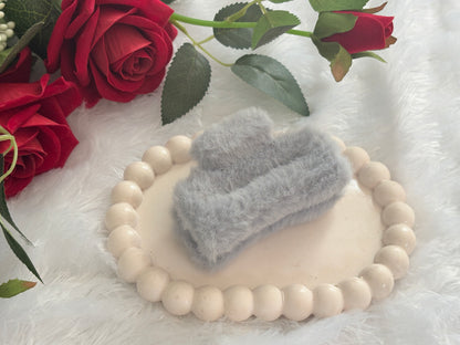 Fur Claw Clips | Trendy Stylish Hair Clips for Women