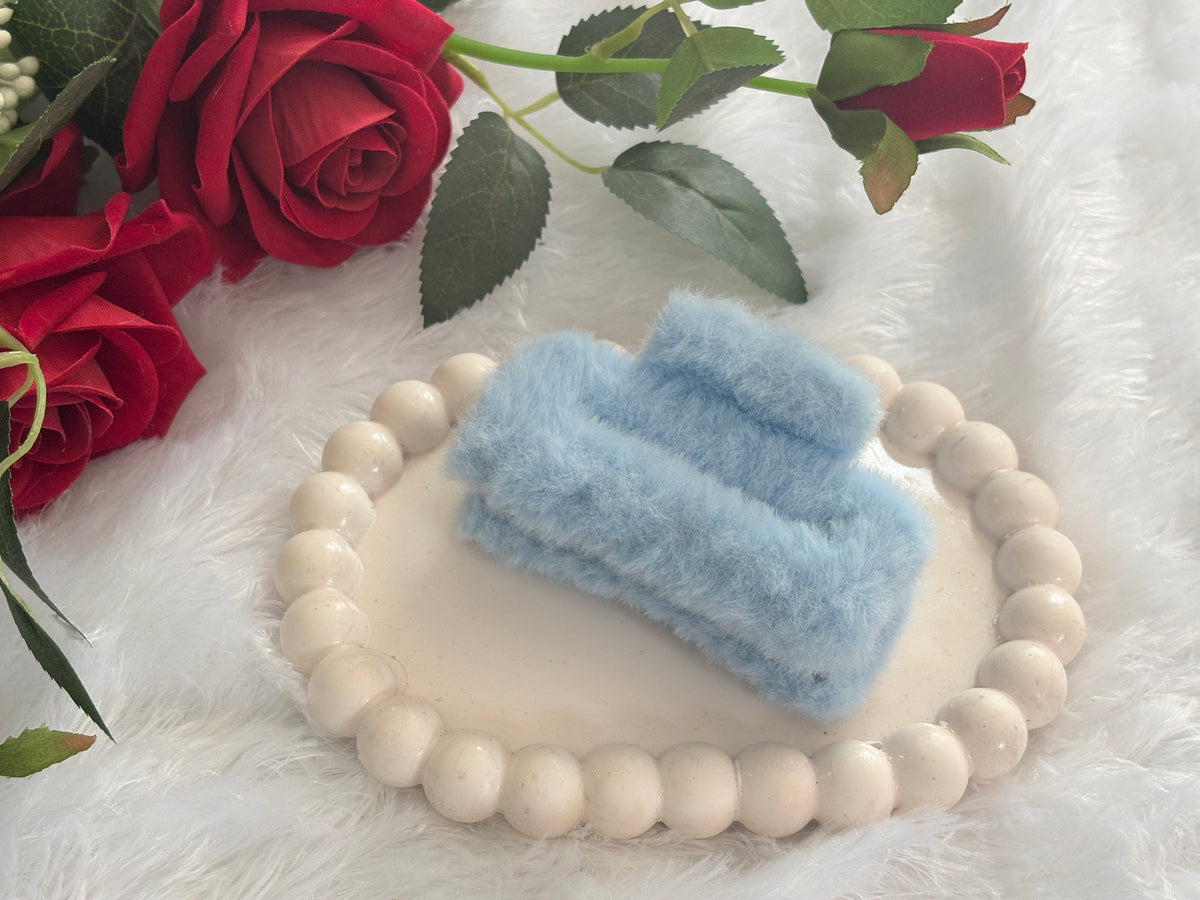 Fur Claw Clips | Trendy Stylish Hair Clips for Women