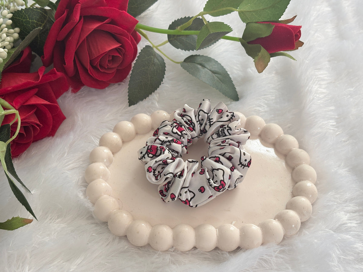 Printed Small Size Scrunchies | Soft Hair Scrunchie Set for Women