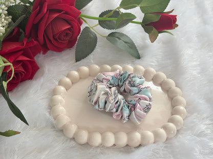 Printed Small Size Scrunchies | Soft Hair Scrunchie Set for Women