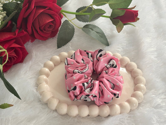 Printed Small Size Scrunchies | Soft Hair Scrunchie Set for Women