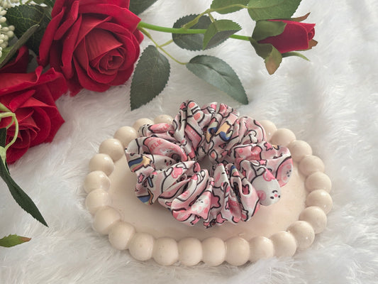 Printed Small Size Scrunchies | Soft Hair Scrunchie Set for Women