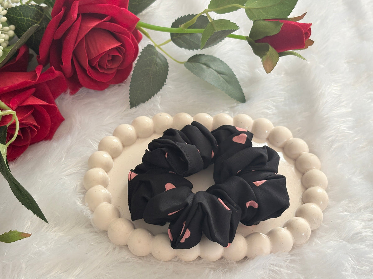 Printed Medium Size Scrunchies | Soft Hair Scrunchie Set for Women