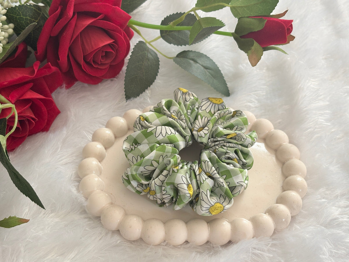 Printed Small Size Scrunchies | Soft Hair Scrunchie Set for Women