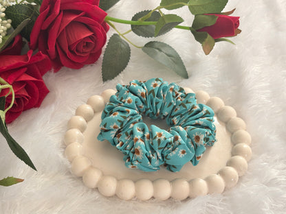 Printed Small Size Scrunchies | Soft Hair Scrunchie Set for Women (Copy)
