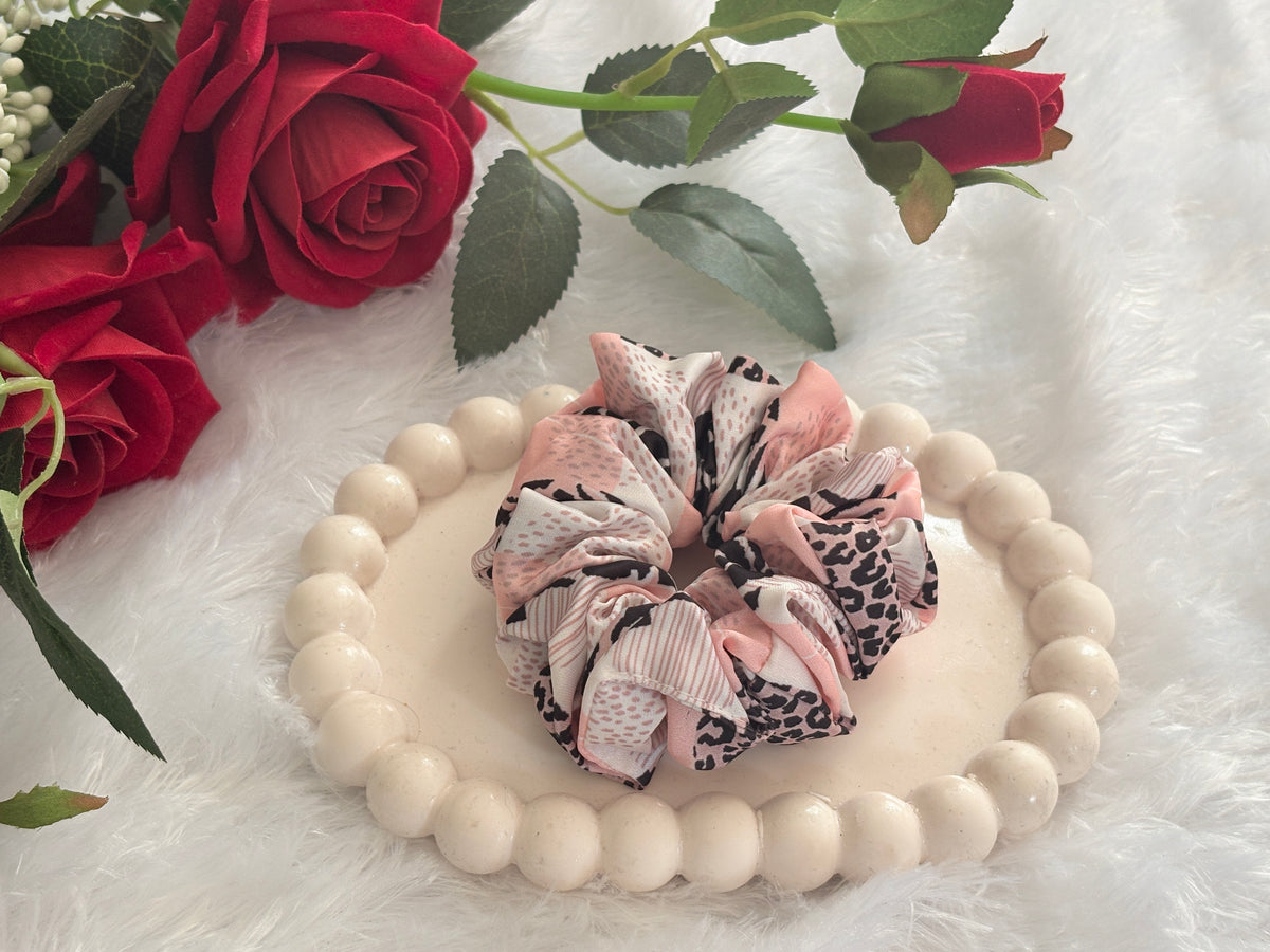 Printed Small Size Scrunchies | Soft Hair Scrunchie Set for Women
