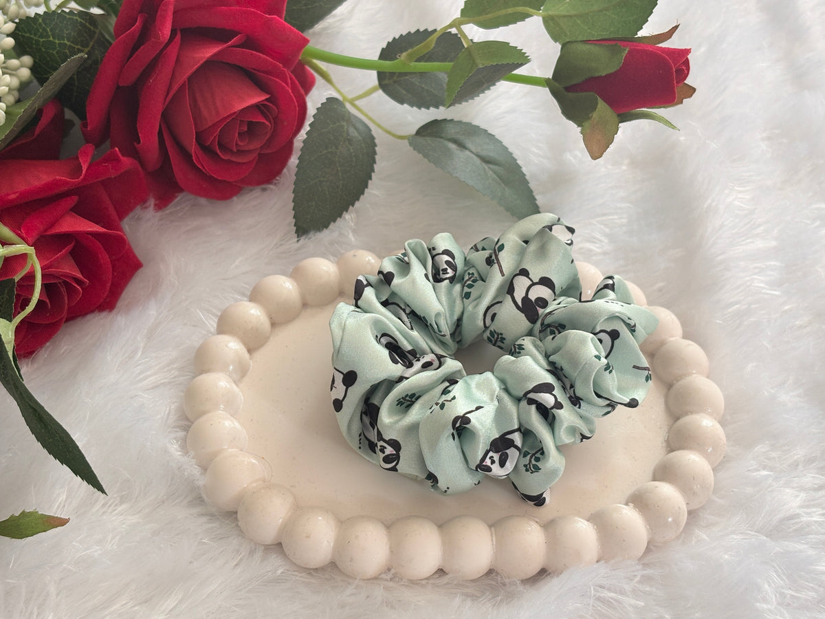 Printed Small Size Scrunchies | Soft Hair Scrunchie Set for Women (Copy)