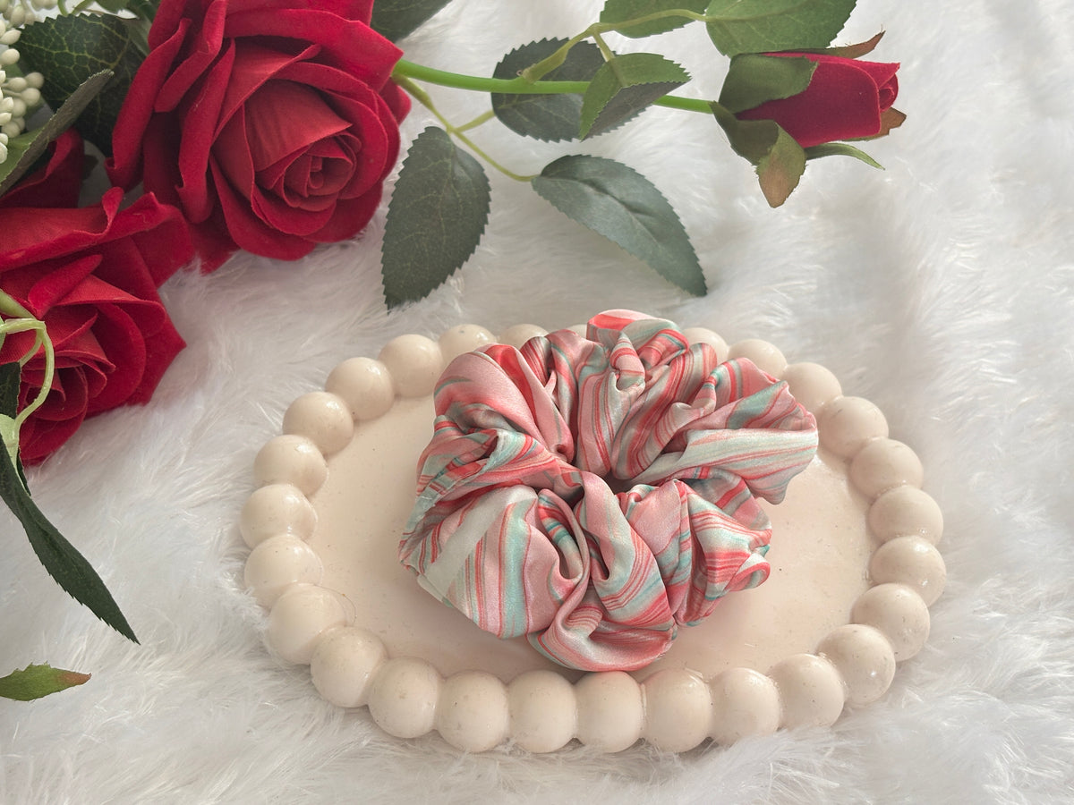 Printed Small Size Scrunchies | Soft Hair Scrunchie Set for Women