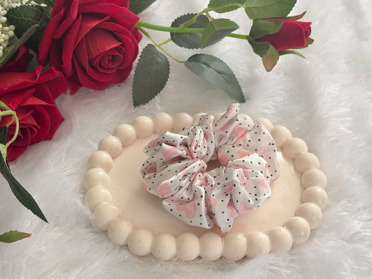 Printed Small Size Scrunchies | Soft Hair Scrunchie Set for Women (Copy)