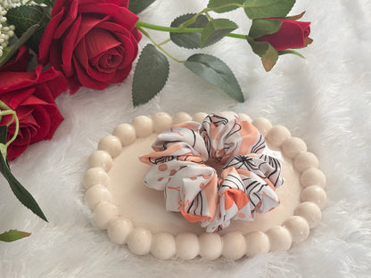Printed Small Size Scrunchies SET 2 | Soft Hair Scrunchie Set for Women