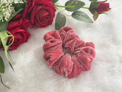 Velvet Large Size Scrunchies | Soft Hair Scrunchie Set for Women
