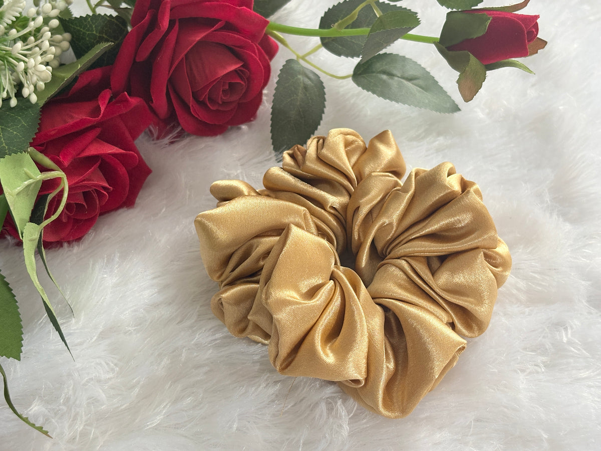 Satin Oversize Size Scrunchies | Soft Hair Scrunchie Set for Women