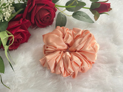 Satin Oversize Size Scrunchies | Soft Hair Scrunchie Set for Women