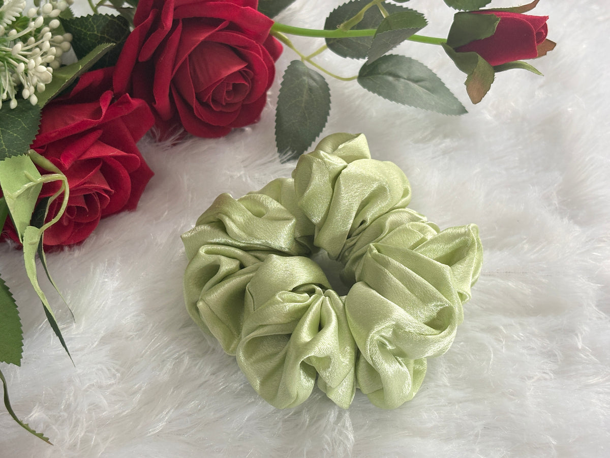Satin Oversize Size Scrunchies | Soft Hair Scrunchie Set for Women