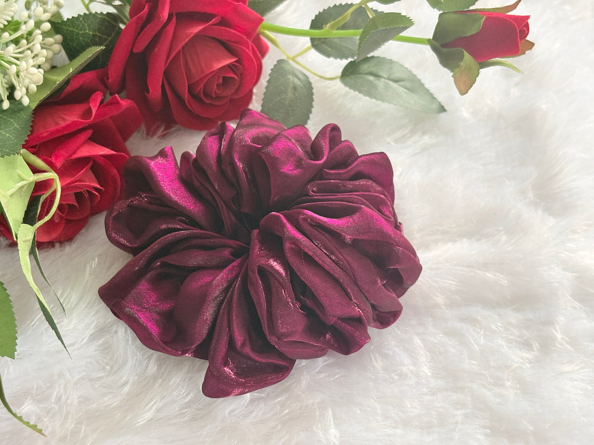 Organza Oversize Size Scrunchies | Soft Hair Scrunchie Set for Women