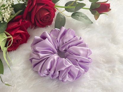 Satin Oversize Size Scrunchies | Soft Hair Scrunchie Set for Women