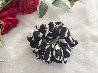 Printed Medium Size Scrunchies | Soft Hair Scrunchie Set for Women
