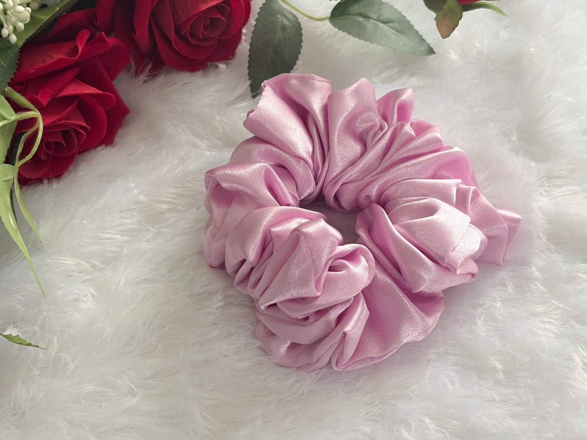 Satin Oversize Size Scrunchies | Soft Hair Scrunchie Set for Women