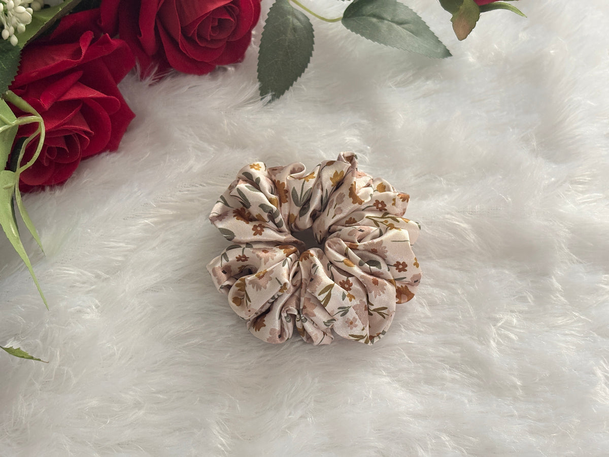 Printed Small Size Scrunchies SET 2 | Soft Hair Scrunchie Set for Women