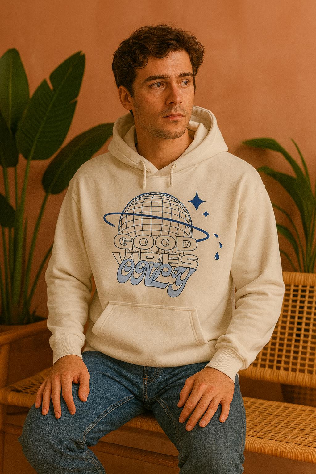 Good Vibes Only Hoodie | Motivational Unisex Streetwear