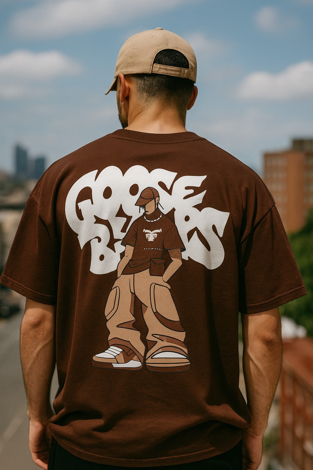 Goosebump Oversized T-Shirt | Cool Vibes Unisex Streetwear