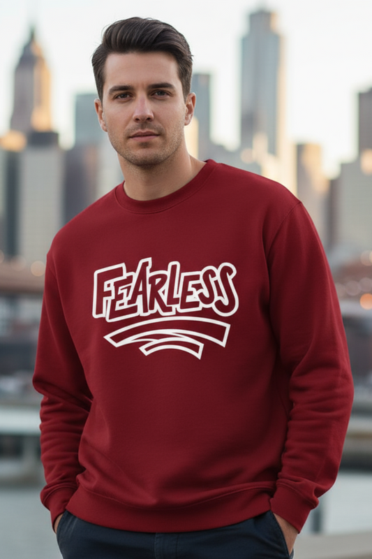 Fearless Sweatshirt | Motivational Quote Unisex Streetwear