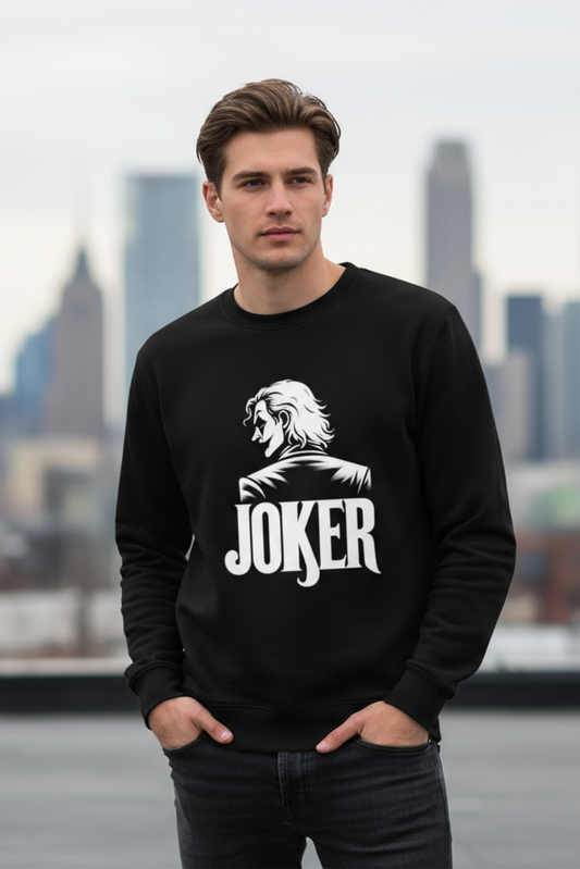 Joker Sweatshirt | Villain Graphic Unisex Streetwear