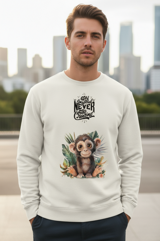 Stay Inspired Sweatshirt | Motivational Quote Unisex Streetwear