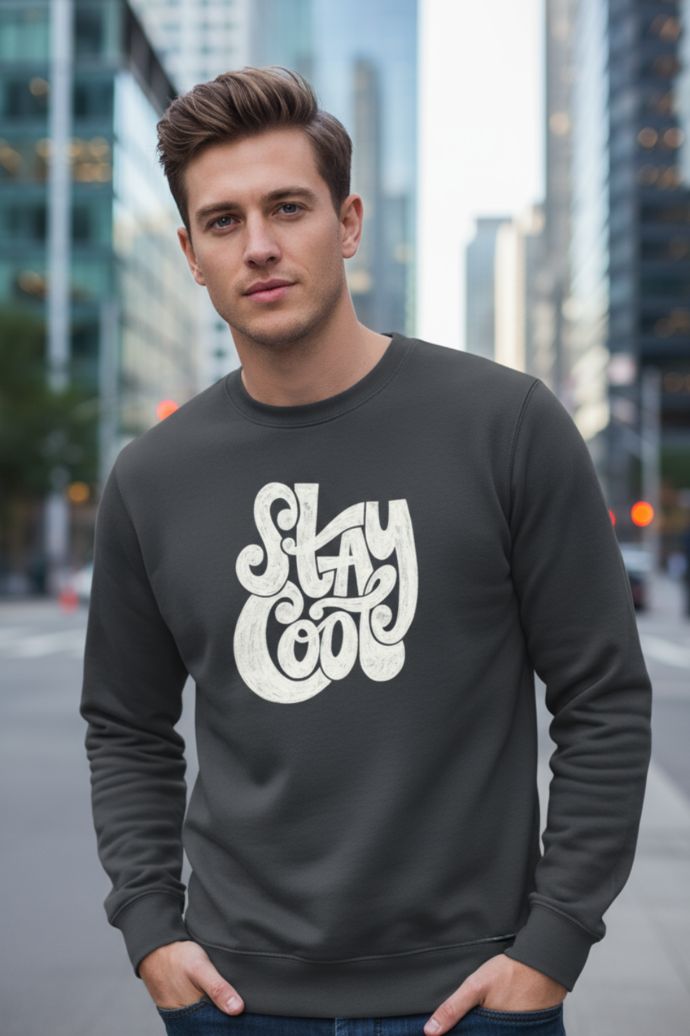 Stay Cool Sweatshirt | Chill Vibes Unisex Streetwear