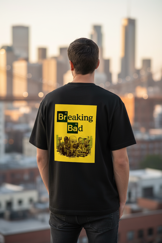 Breaking Bad 2 Oversized T-Shirt | Heisenberg Graphic Unisex Streetwear