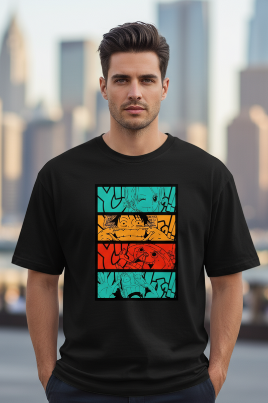 Anime Oversized T-Shirt | Japanese Graphic Unisex Streetwear