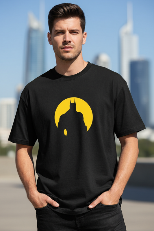 Batman Oversized T-Shirt | DC Superhero Graphic Unisex Streetwear