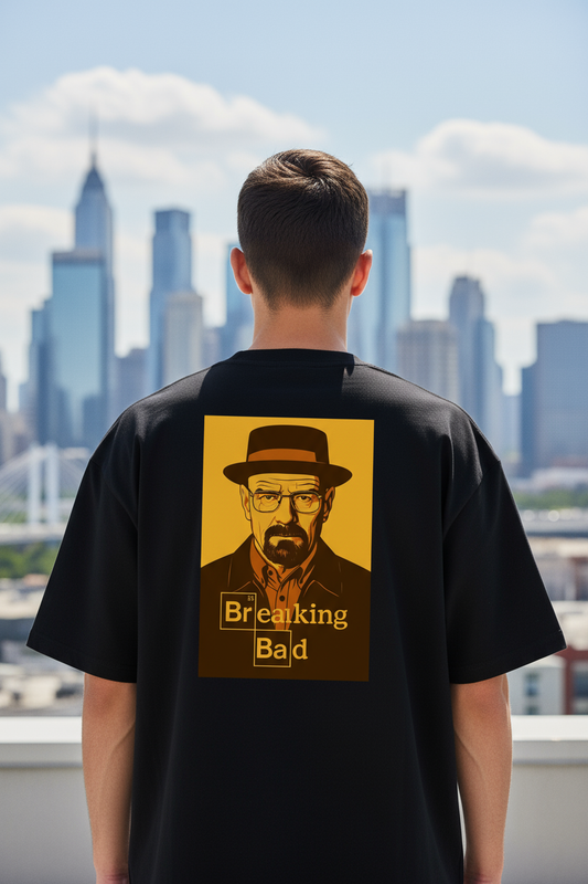 Breaking Bad Oversized T-Shirt | Heisenberg Graphic Unisex Streetwear