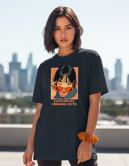 Chronic Cute Oversized T-Shirt | Fun Graphic Unisex Streetwear