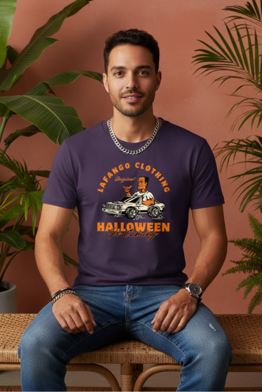 Halloween is Coming T-Shirt | Spooky Graphic Unisex Casual Wear